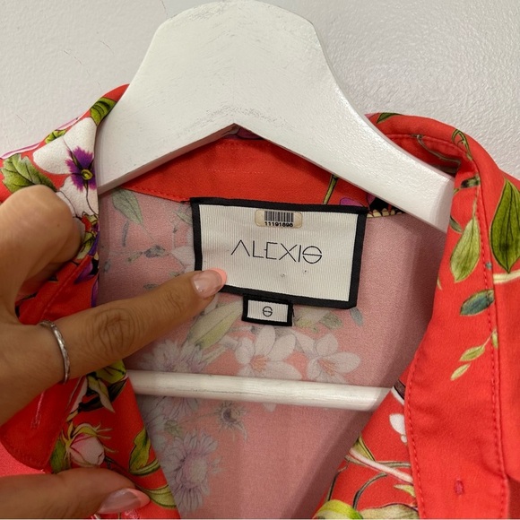 Alexis Blooming Floral Print Balloon Sleeve Dress - Picture 8 of 11